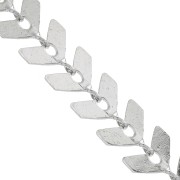 6.3mm Stainless steel herringbone spike mesh chain x1m