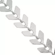 6.3mm Stainless steel herringbone spike mesh chain x1m