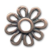 Spacer flower 23mm Antic copper tone x1|raw }}