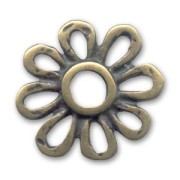 Spacer flower 23mm Bronze tone x1|raw }}