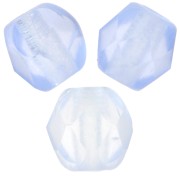 Fire Polished faceted round beads 4mm Light Sapphire Mat x50|raw }}