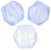 Fire Polished faceted round beads 4mm Light Sapphire Mat x50