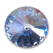 PureCrystal 1122 Rivoli Round Stone 8mm Light Sapphire|raw }}