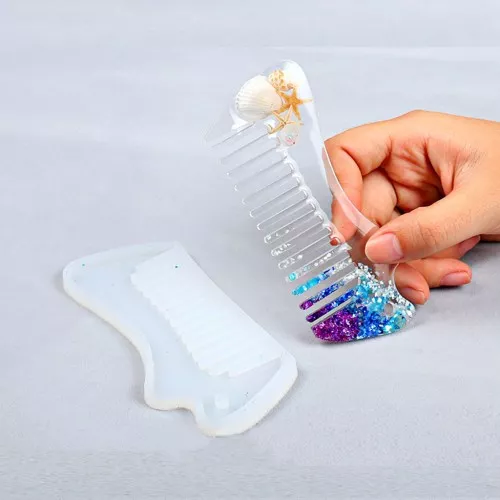 113x50mm Silicone mold to make resin combs x1