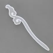 180mm Silicone mold to make resin hairpins - Arabesque  x1