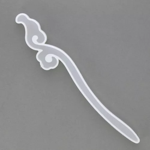 180mm Silicone mold to make resin hairpins - Arabesque  x1