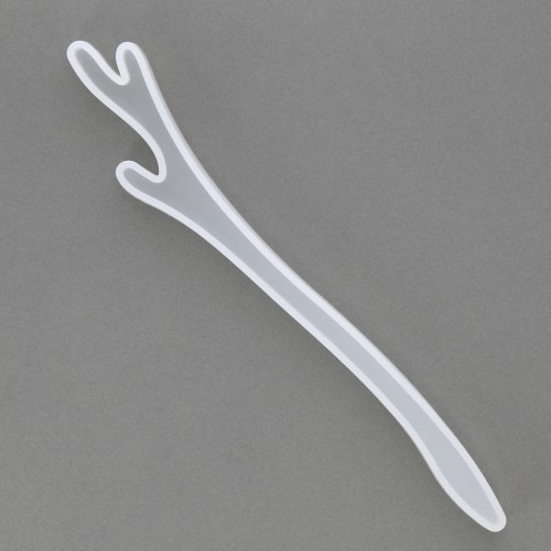 180mm Silicone mold to make resin hairpins - Branches x1