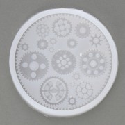 Silicone mold for resin - Gear pattern x1|raw }}