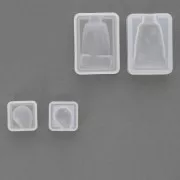 Silicone mold shaker in 2 parts for resin - tube of gouache & drop n°1 x1