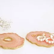 128x108mm Silicone mold - hollow geode shape for resin x1