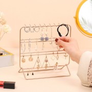 20x21cm Metal jewelry holder display - Rose Gold Tone x1