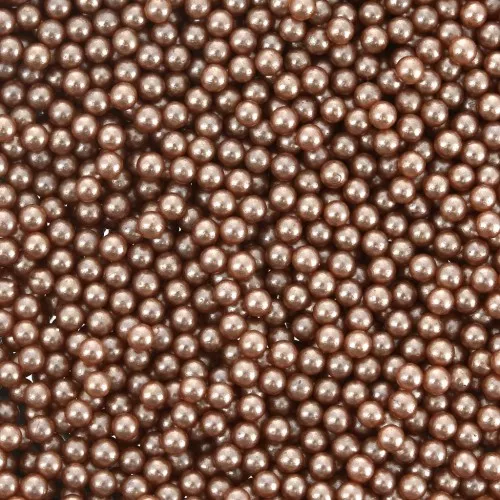 1.5mm Round no-hole beads - mini PureCrystal beads 5809- Rose Gold Pearl x50