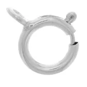 6mm 925 Sterling Silver spring clasps x10