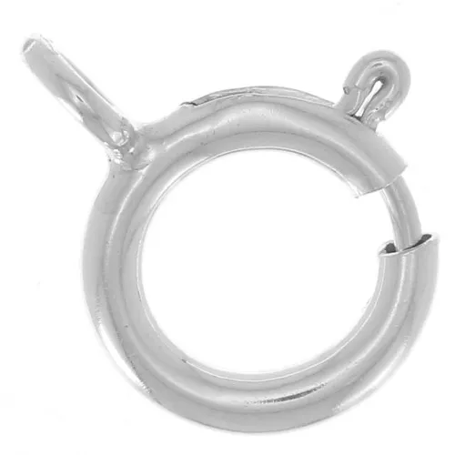 6mm 925 Sterling Silver spring clasps x100