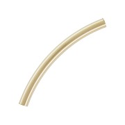 25x2mm Curved tubes - Gold filled x50|raw }}