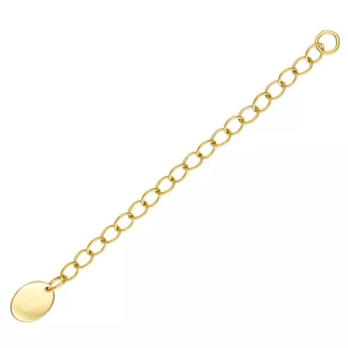 65mm cable mesh extension chains marked 1/20 14K - Gold Filled x10