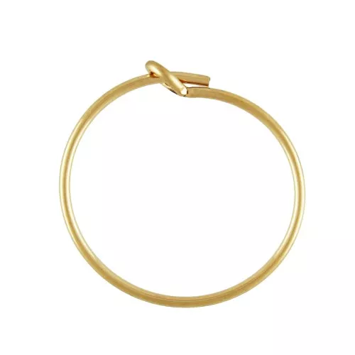 15mm x 0.7mm Gold Filled hoop earrings to decorate x40