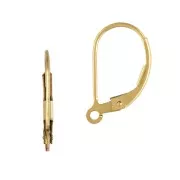 16mm Gold filled Leverback earrings to decorate x20