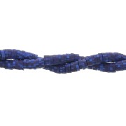 Heishi polymer clay rondelle beads 5x1 mm Multi Dark Blue x39 cm