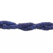 Heishi polymer clay rondelle beads 5x1 mm Multi Dark Blue x39 cm
