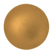 25mm Glass round cabochon by Puca® - Golden Mat x1