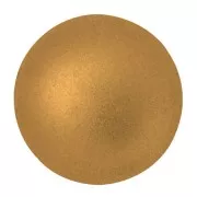 25mm Glass round cabochon by Puca® - Golden Mat x1