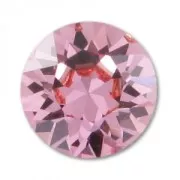 PureCrystal 1088 Round Stone 6mm Light Rose x1