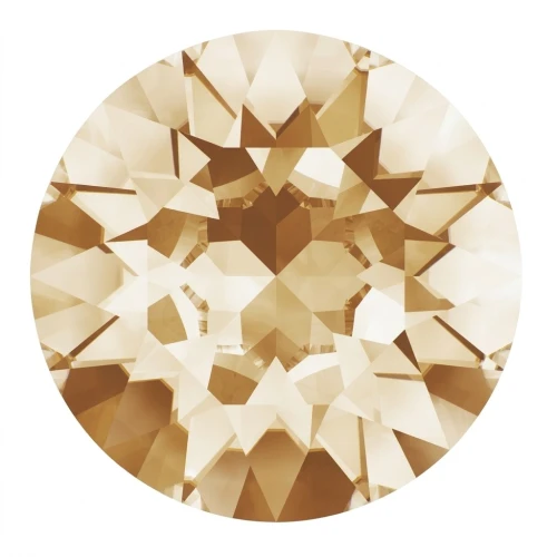 PureCrystal 1088 Round Stone 6mm Light Colorado Topaz x1