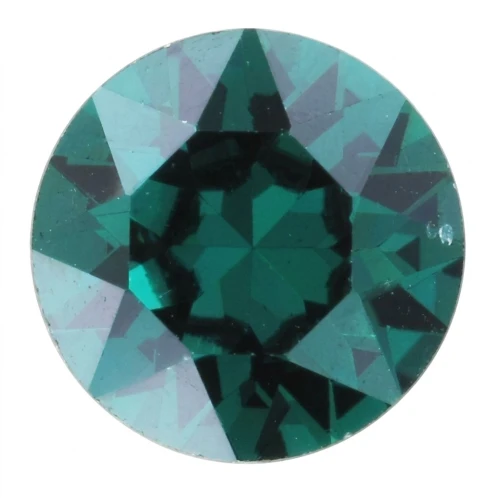PureCrystal 1088 Round Stone 6mm Emerald x1
