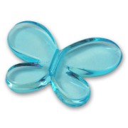 Butterfly 34x46mm Aquamarine x1