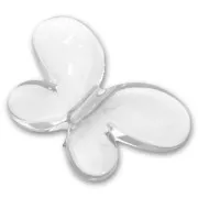 Butterfly 20x28mm Crystal x1