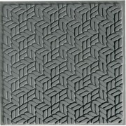 9 cm Cernit texture sheet for polymer clay - Block Stairs x1
