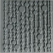 9 cm Cernit texture sheet for polymer clay - Pop Curtain x1