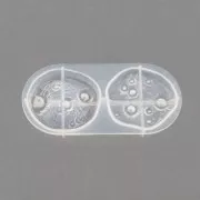 Silicone mold for making resin planets x1