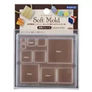 Padico Silicone mold for resin - Flat Squares x1