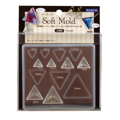 Padico Silicone mold for resin - Triangles x1