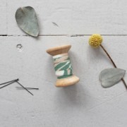 10mm Viscose crepe sewing piping Atelier Brunette - Canopy Cactus x1m