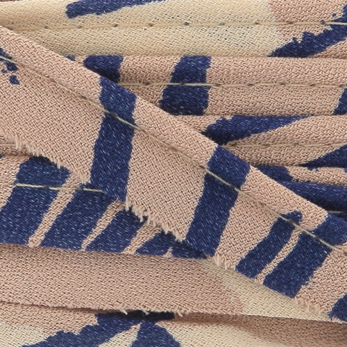 10mm Viscose crepe sewing piping Atelier Brunette - Canopy Cobalt x1m