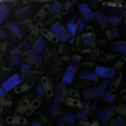 5x2.3x1.9mm Miyuki Half Tila Beads HTL-55110 - Black Azuro Full Mat x10g|raw }}