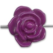 Rose 19mm Violet x1