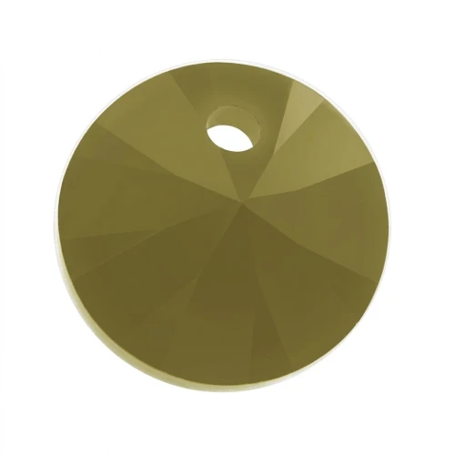PureCrystal 6428 Pendant  6mm Crystal Metallic Light Gold 2x x1