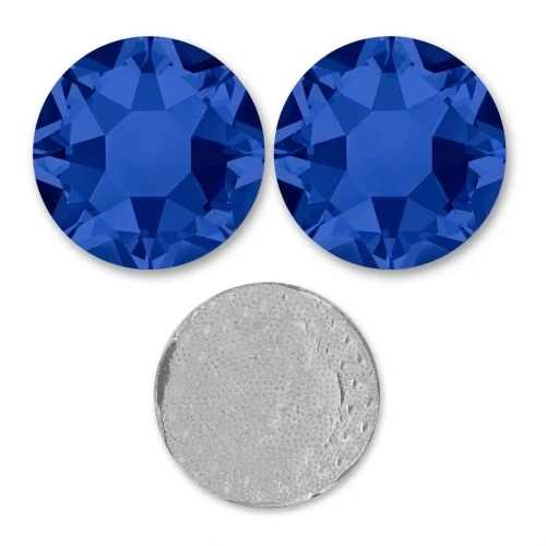 PureCrystal Hotfix Rhinestones 3mm Capri Blue x36