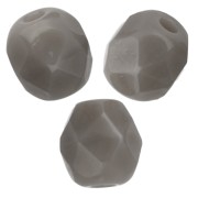 Facets 3 mm Dark Grey x50