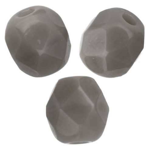 Facets 3 mm Dark Grey x50