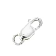 Elongated Lobster Clasps 8.5 mm - Silver 925 x10