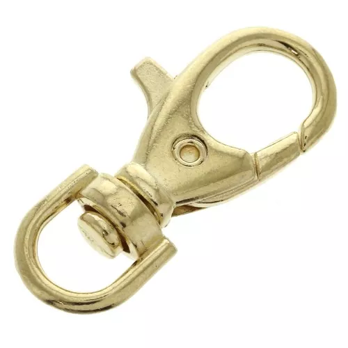 37mm Lobster Keyring - Gold Tone x1