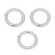6x1.2mm Jumprings Closed - Antique Silver Plating x1|raw }}