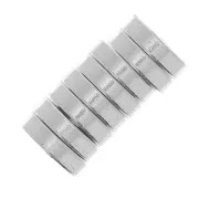 4x0.8mm Brass Heishi rondelle bead - Antique Silver Plating x1
