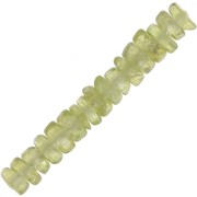 4x2mm Round Heishi gemstone beads - Péridot x20|raw }}