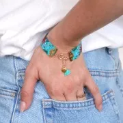 18mm End Tip for Miyuki 11/0 weaving excl. Perles & co Star Gold Tone x1